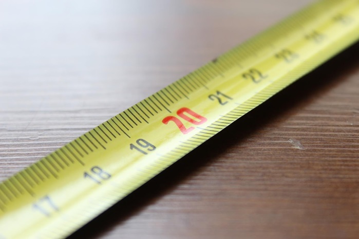 A measuring tape that is used by David Marom and The Horizon Group.